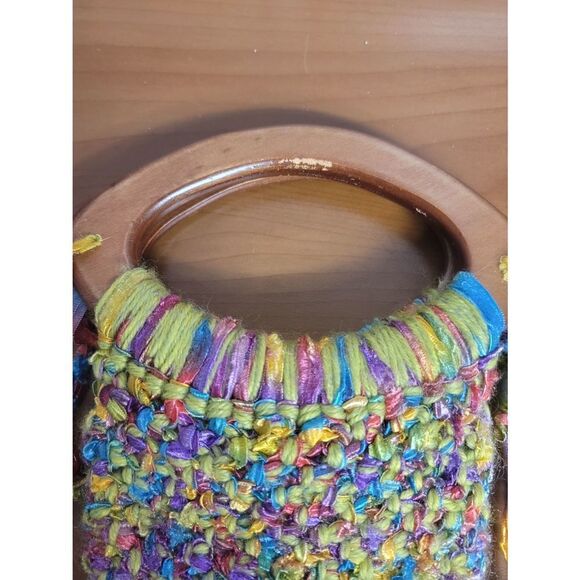 Multicolored Handmade Handbag #A67   - Picture 7 of 9
